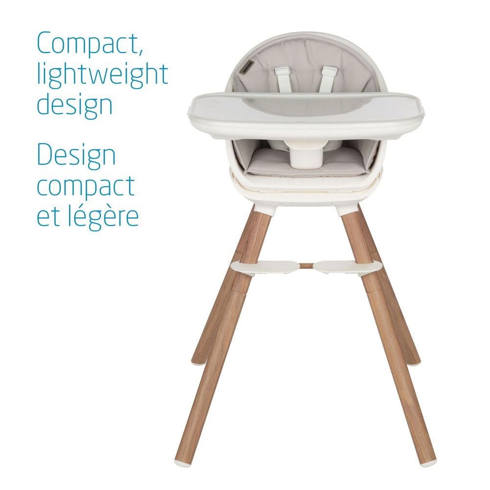 Maxi - Cosi Moa 8 - in - 1 High Chair, removable kitchen booster, converts to stool, table and chair, easy to clean, Beyond Graphite - LittleTreasures