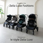 Maxi - Cosi New Generation Zelia Luxe 5 - in - 1 Modular Travel System, Carriage Mode, Reversible Toddler Seat, Mico Infant Car Seat (included), Enhanced All - Terrain Wheels, Use from Birth – Essential Green - LittleTreasures