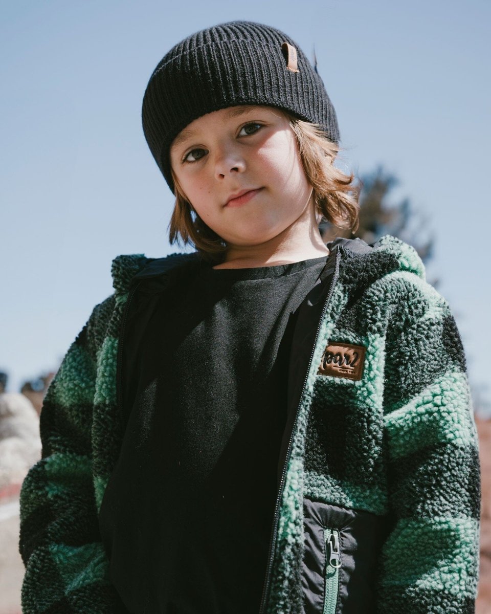 Mid - Season Knit Hat Black - LittleTreasures