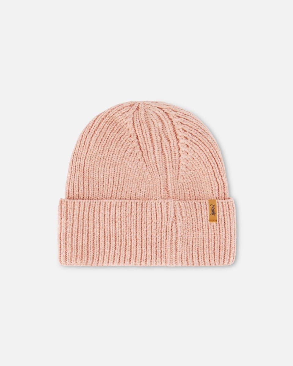 Mid - Season Knit Hat Dusty Pink - LittleTreasures