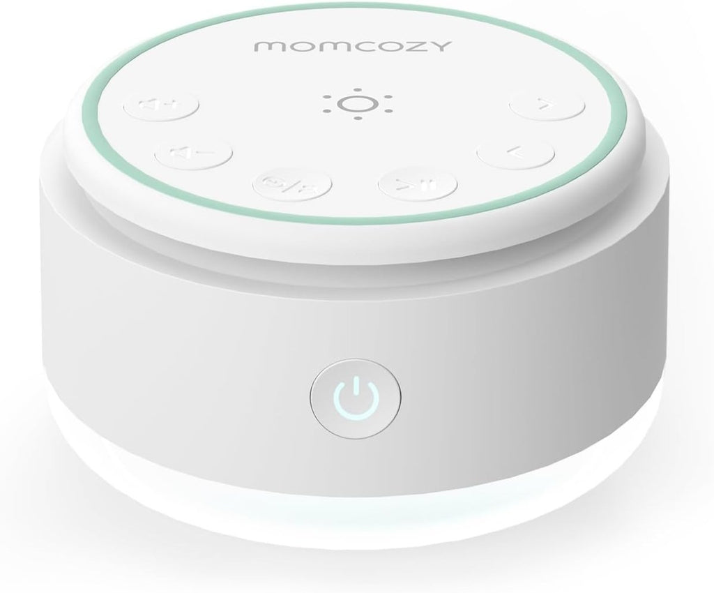 Momcozy Sound Machine for Baby - 20 Soothing Sounds & Touch Warm Light Portable White Noise for Kids & Adults for Sleeping Timer and Memory | Ideal Travel Companion & Nursery Must - Have - LittleTreasures