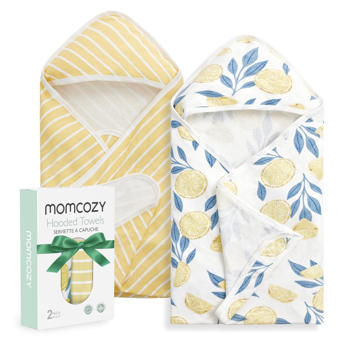 Momcozy Ultra - Soft Hooded Baby Towel - Cozy Bath Essentials - LittleTreasures