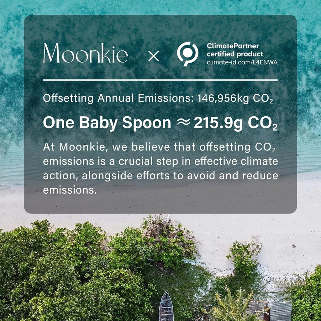 Moonkie Silicone Baby Spoons Set of 4, Two Sizes Feeding Spoon for First Stage 4+ Months, Baby Utensils with Case, Toddler Led Weaning Spoons, Bendable, Chewproof & Boil - Proof - LittleTreasures