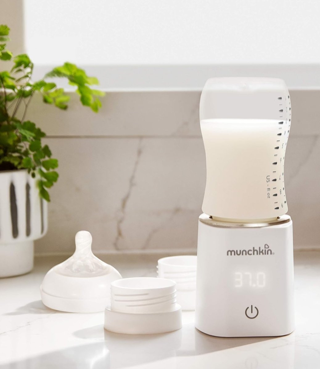 Munchkin 37 Degree Digital Bottle Warmer (Plug - in) with adapters to fit most baby bottles - LittleTreasures