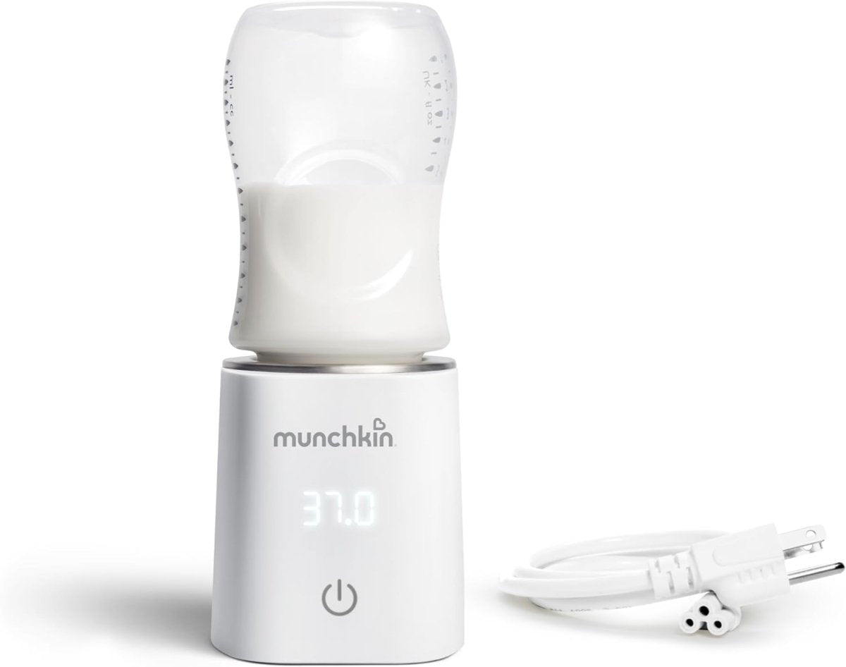 Munchkin 37 Degree Digital Bottle Warmer (Plug - in) with adapters to fit most baby bottles - LittleTreasures