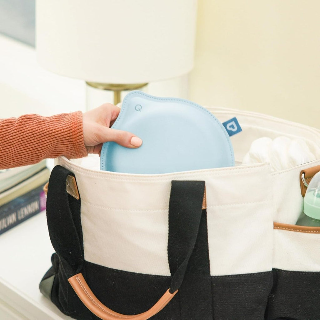 Munchkin Lulla - Vibe Vibrating Pad, Baby Sleep Soother for Crib Mattresses, Bassinets, Strollers, Nap and Sleep Aid for Babies and Infants, Rechargeable, Light Blue - LittleTreasures