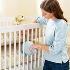 Munchkin Lulla - Vibe Vibrating Pad, Baby Sleep Soother for Crib Mattresses, Bassinets, Strollers, Nap and Sleep Aid for Babies and Infants, Rechargeable, Light Blue - LittleTreasures