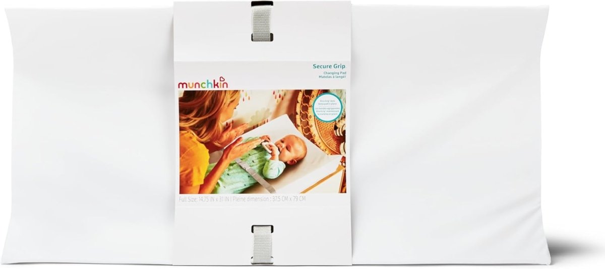 Munchkin Secure Grip Waterproof Diaper Changing Pad, 16" x 31" - LittleTreasures