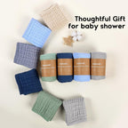 Muslin Burp Cloths for Baby 100% Cotton Burping Cloths for Boys Girls Large 20''X10'' Extra Soft and Absorbent 12 Pack - Multicolor - LittleTreasures