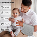 Muslin Burp Cloths for Baby 100% Cotton Burping Cloths for Boys Girls Large 20''X10'' Extra Soft and Absorbent 12 Pack - Multicolor - LittleTreasures