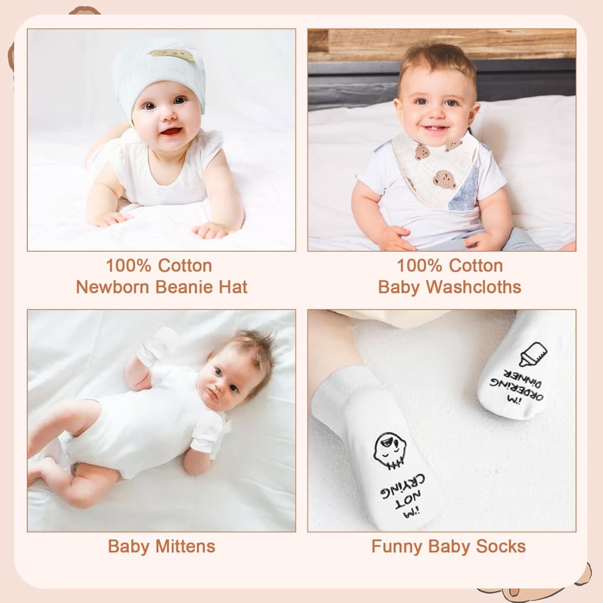 Newborn Gifts Set Gender Neutral Baby Shower Gifts Gender Reveal Gifts for Parents to Be, New Mom Dad Gifts Mom Dad Coffee Glass & Baby Items, Mom to Be Gift Pregnancy Gifts for Expecting Mom - LittleTreasures