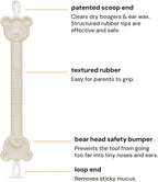 oogiebear: BearPair Baby Nose Cleaner & Ear Wax Removal Tool with Nasal Aspirator - Safe Booger & Earwax Removal for Newborns, Infants, Toddlers - Essential Baby Stuff, Diaper Bag Must - Have - Grey - LittleTreasures