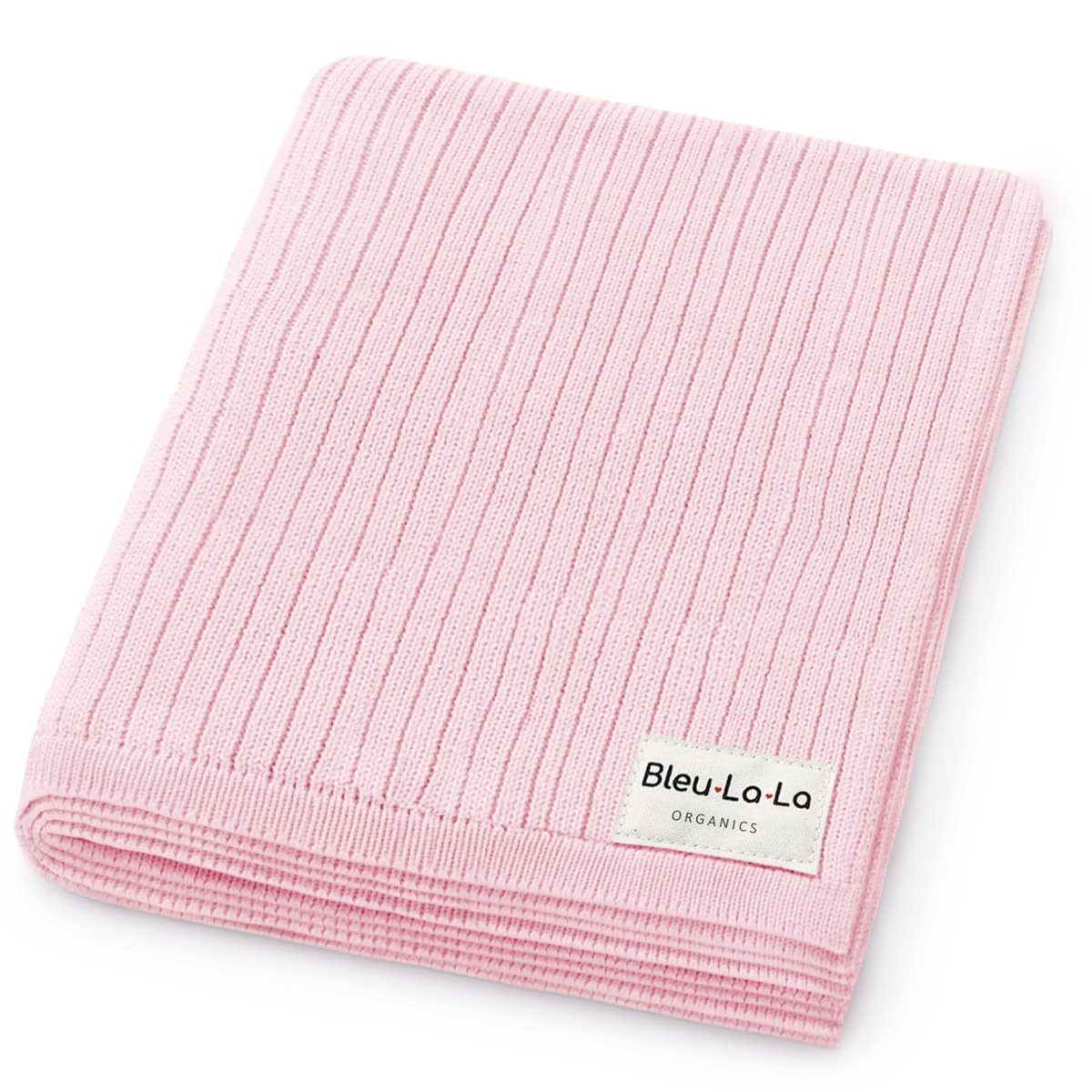 Organic Ribbed Swaddle Blanket for Boys & Girls - 100% Luxury Organic Soft Cotton Knit Warm Cozy Cuddle Stroller Crib Blanket for Newborns, Infants, & Toddlers (Milk Chocolate) - LittleTreasures