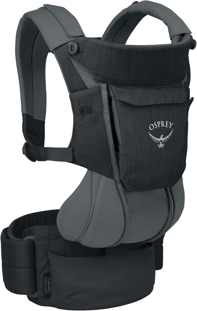 Osprey Poco Soft LT Convertible Baby Carrier for Newborn to Toddler - Lightweight, Black - LittleTreasures