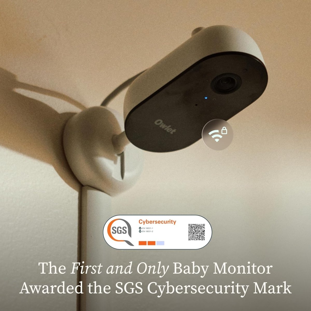 Owlet Dream Sight – Smart HD Video Baby Monitor with 2K Camera, Cry, Motion & Sound Alerts, Temp + Humidity Monitoring, Secure WiFi, 2 - Way Talk, Compatible with Dream Sock - LittleTreasures