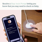 Owlet Dream Sock - Smart Baby Monitor View Heart Rate and Average Oxygen O2 as Sleep Quality Indicators. Wakings, Movement, and Sleep State. Digital Sleep Coach and Sleep Assist Prompts, Blue - LittleTreasures