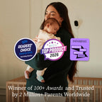 Owlet Dream Sock - Smart Baby Monitor View Heart Rate and Average Oxygen O2 as Sleep Quality Indicators. Wakings, Movement, and Sleep State. Digital Sleep Coach and Sleep Assist Prompts, Blue - LittleTreasures