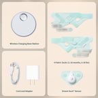 Owlet Dream Sock - Smart Baby Monitor View Heart Rate and Average Oxygen O2 as Sleep Quality Indicators. Wakings, Movement, and Sleep State. Digital Sleep Coach and Sleep Assist Prompts, Blue - LittleTreasures