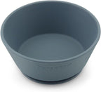 PandaEar 3 Pack Baby Bowls with Suction| Silicone Bowls First Stage Feeding for Baby Infant Kids| Food Grade Soft Safe BPA - Free Suction Bowls for Toddlers - Blue/Gray - LittleTreasures
