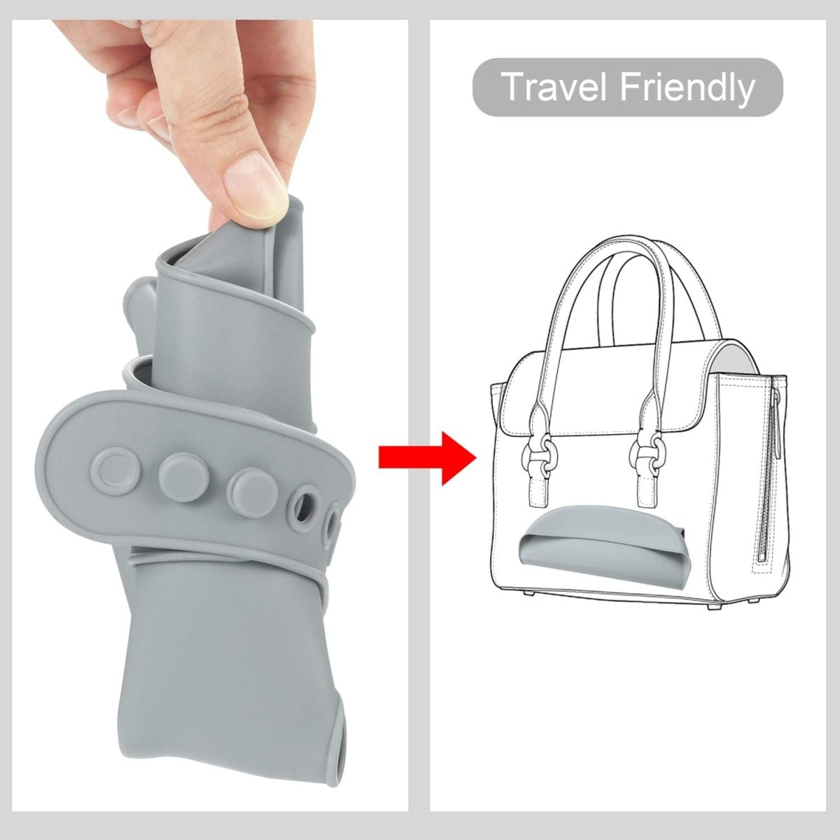 PandaEar (3 Pack) Cute Super Thin Light Weight Silicone Baby Bibs for Babies & Toddlers (10 - 72 Months) Waterproof, Soft - LittleTreasures