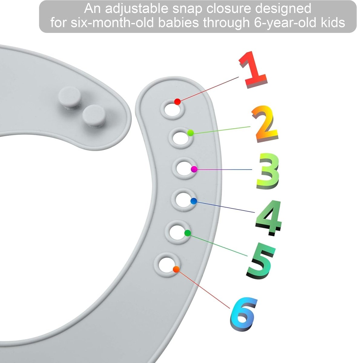 PandaEar (3 Pack) Cute Super Thin Light Weight Silicone Baby Bibs for Babies & Toddlers (10 - 72 Months) Waterproof, Soft - LittleTreasures