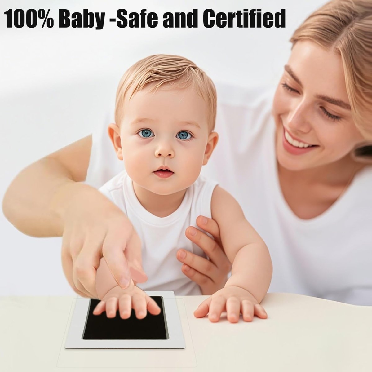 PandaEar 4 Pack Inkless Baby Print Kit, Baby Hand and Footprint Kit, Clean Touch Ink Pad Kit for Newborn and Pets, Dog Paw Print Kit - LittleTreasures