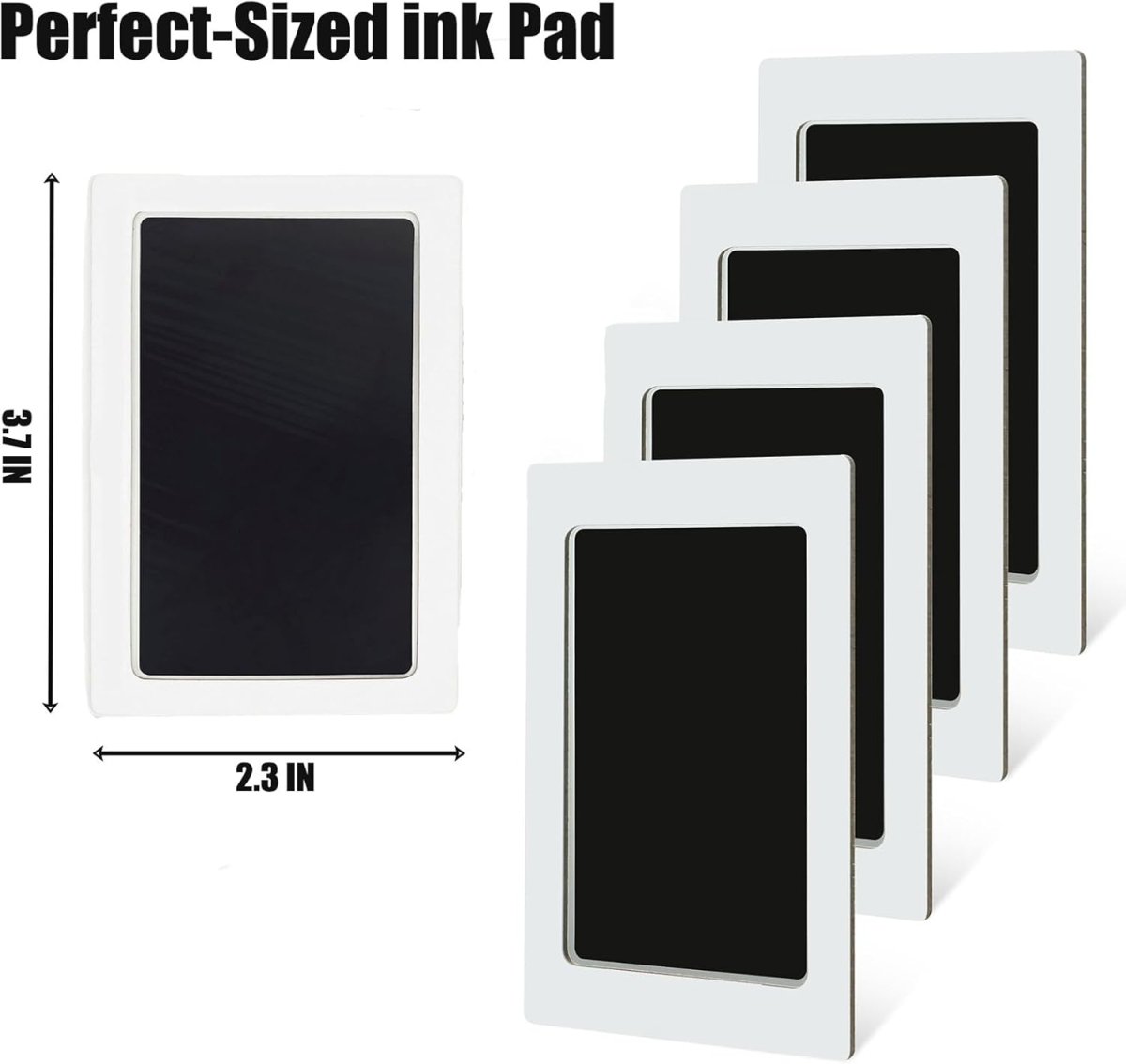 PandaEar 4 Pack Inkless Baby Print Kit, Baby Hand and Footprint Kit, Clean Touch Ink Pad Kit for Newborn and Pets, Dog Paw Print Kit - LittleTreasures