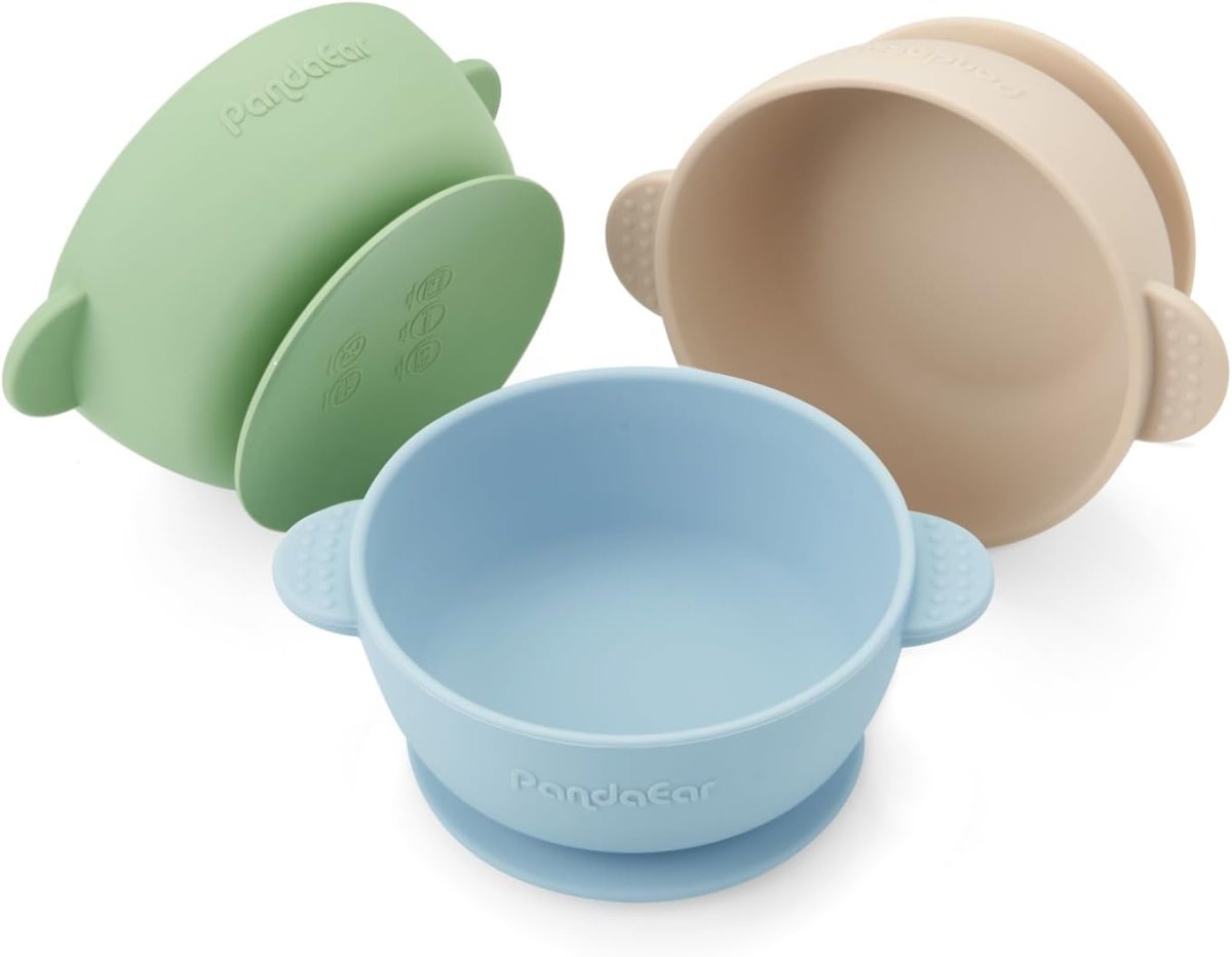 PandaEar Premium Non - Slip Baby Suction Bowls Set - LittleTreasures