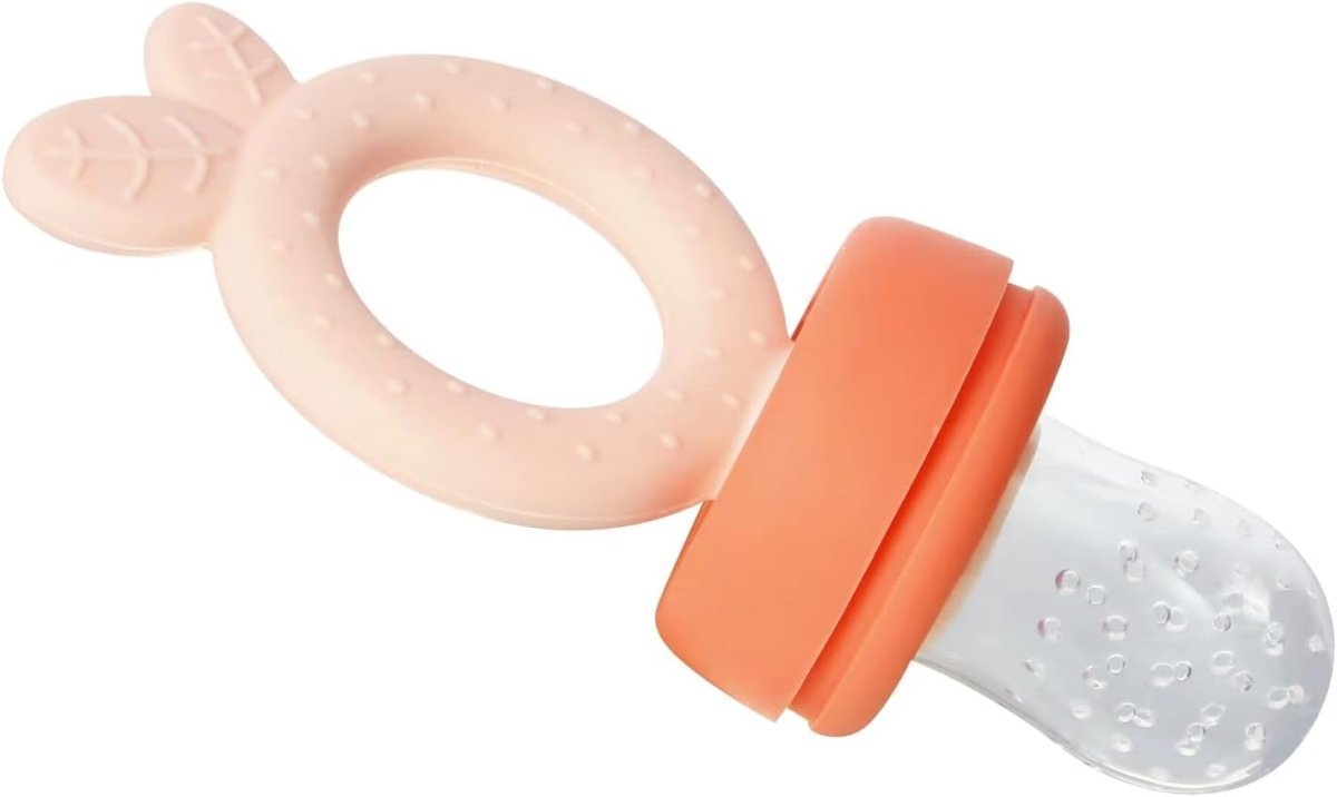 PandaEar Silicone Baby Food Fruit Feeder Pacifier| 3 Pack Baby Fresh Food Feeder with 3 Sizes Silicone Pouches, BPA Free Feeder Teethers for Infants Teething - LittleTreasures