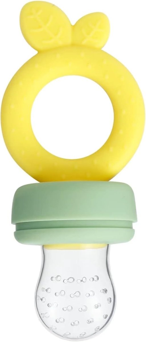 PandaEar Silicone Baby Food Fruit Feeder Pacifier| 3 Pack Baby Fresh Food Feeder with 3 Sizes Silicone Pouches, BPA Free Feeder Teethers for Infants Teething - LittleTreasures