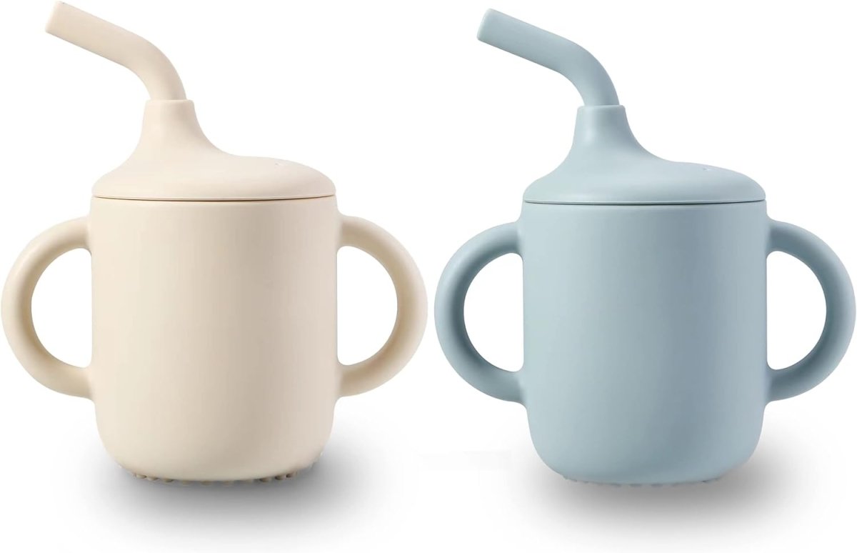 PandaEar Silicone Toddler Sippy Cup - Leak - Proof, Non - Slip Design - LittleTreasures