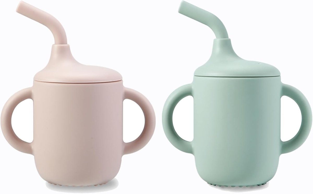 PandaEar Silicone Toddler Sippy Cup - Leak - Proof, Non - Slip Design - LittleTreasures