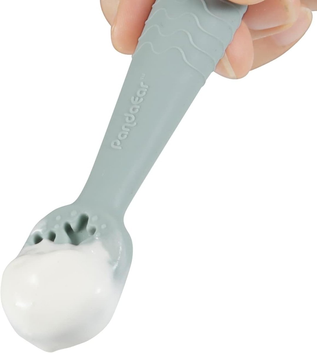 PandaEar Soft Silicone Baby Feeding Spoons - BPA Free, Gum - Friendly - LittleTreasures
