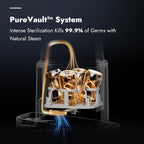 Papablic Baby Bottle Washer Sterilizer and Dryer, 4 - in - 1 Bottle Washer Sanitizer for Bottles, Pump Parts, & Baby Essentials - Quick & Clean with 60 Detergent Tablets - LittleTreasures