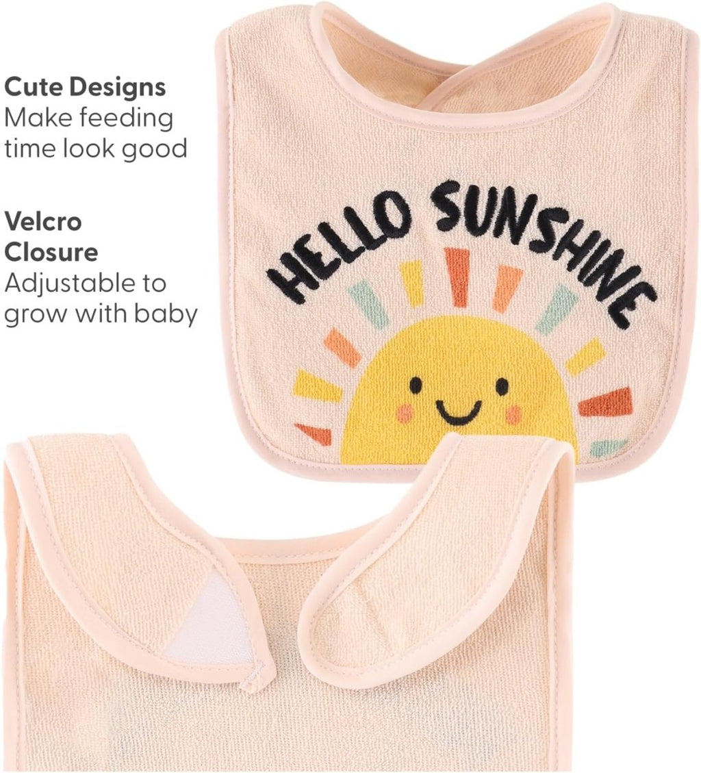 Peanutshell 10 - Pack Witty Unisex Baby Bib Set - LittleTreasures