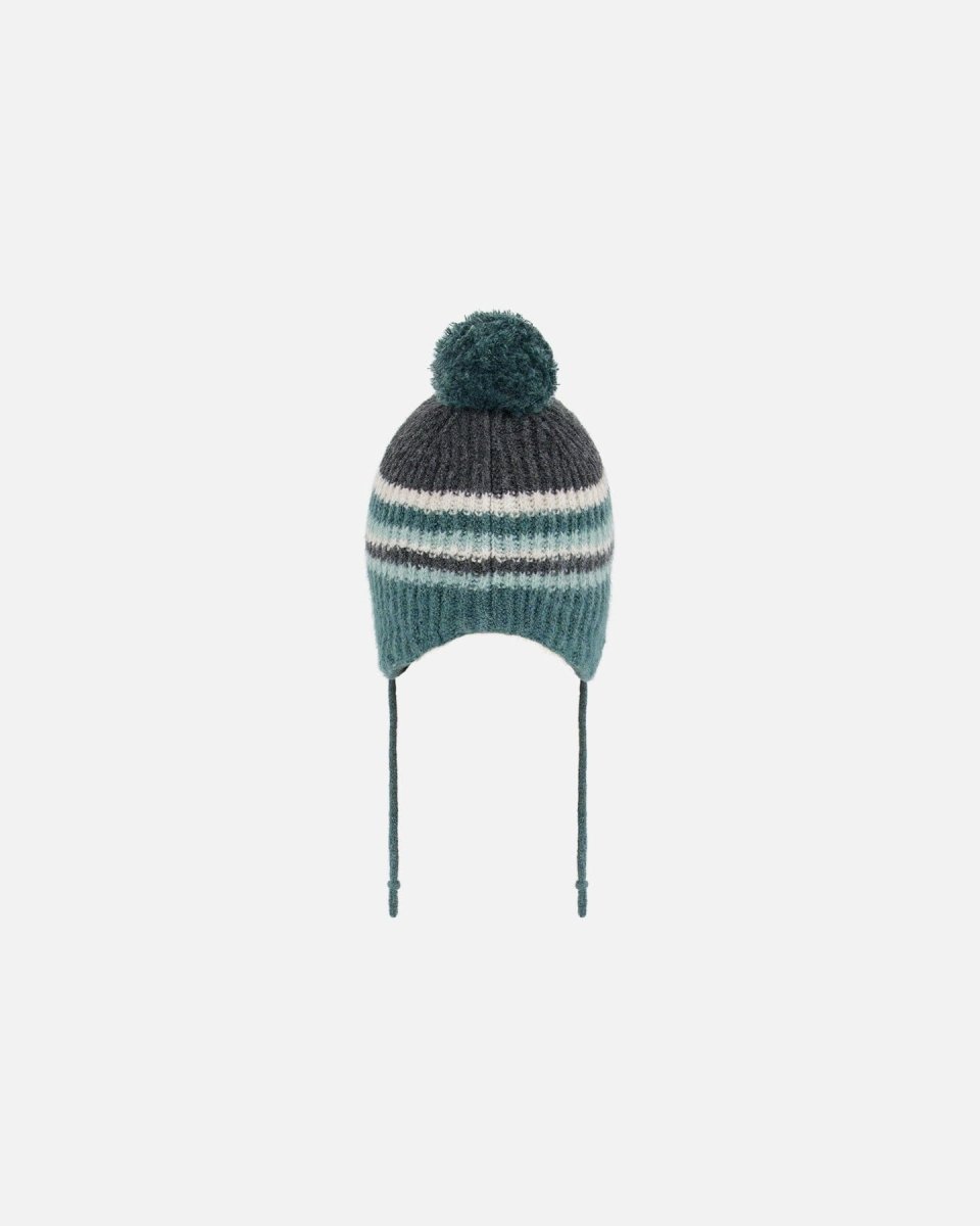 Peruvian Knit Hat Gradient Green - LittleTreasures
