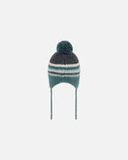 Peruvian Knit Hat Gradient Green - LittleTreasures