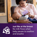 Philips Avent Natural Baby Gift Set, 2x 9oz Bottles with Natural Response Nipples (Medium Flow, Flow 3), 2x Ultra Air Pacifiers, Pink, SCD837/01 - LittleTreasures