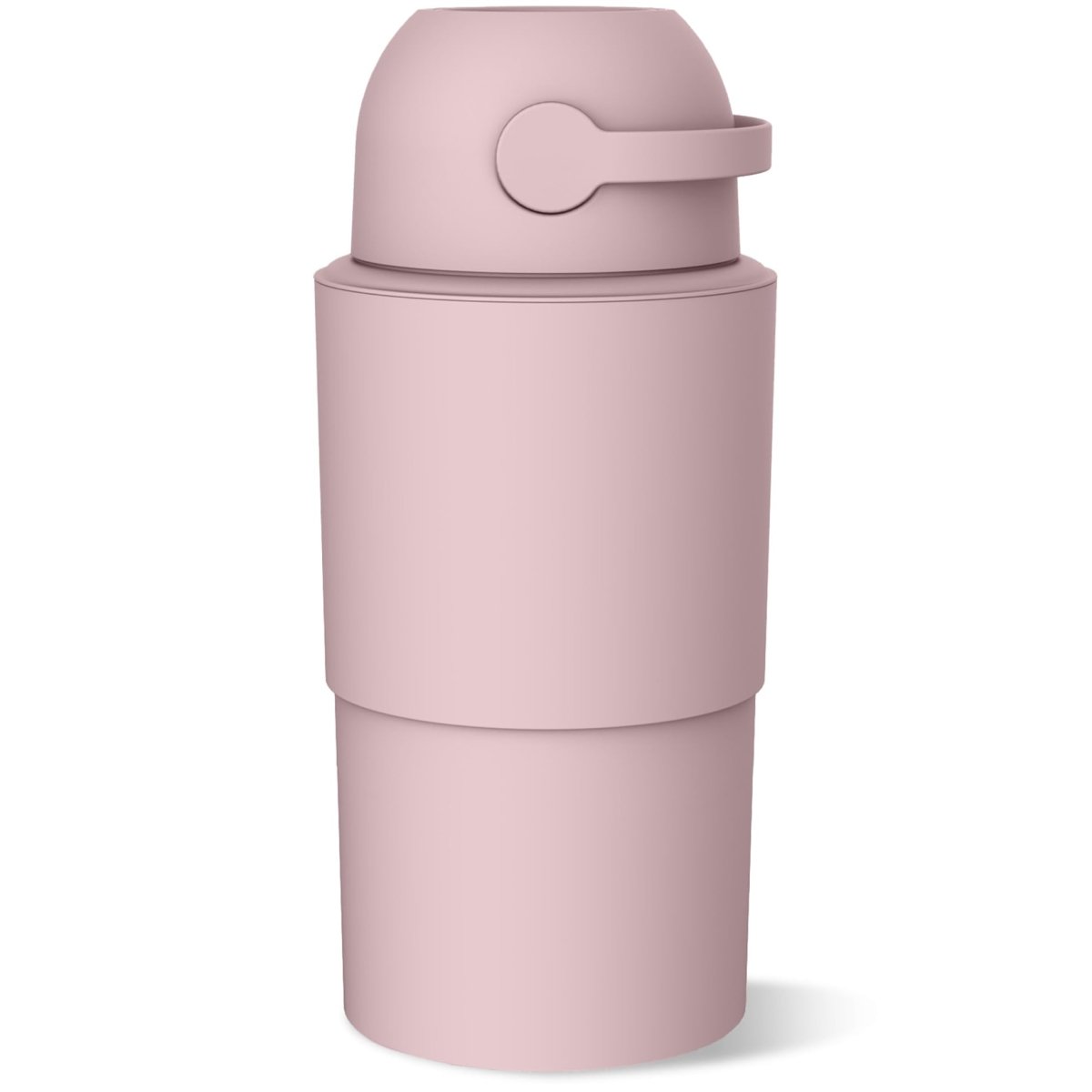 Pure Magic Baby Diaper Pail - Heka, Patented Odor - Stop System, Collapsible, Use Any Garbage Bag, One Hand Free Lever, 1 Roll of Bag incld. (Large, Blush Pink) - LittleTreasures