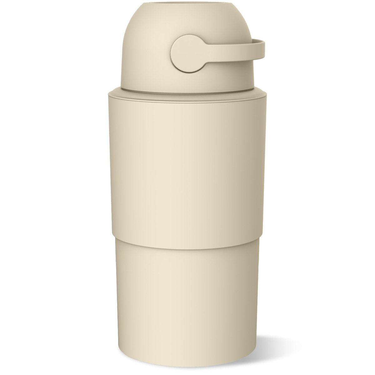 Pure Magic Baby Diaper Pail - Heka, Patented Odor - Stop System, Collapsible, Use Any Garbage Bag, One Hand Free Lever, 1 Roll of Bag incld. (Large, Blush Pink) - LittleTreasures