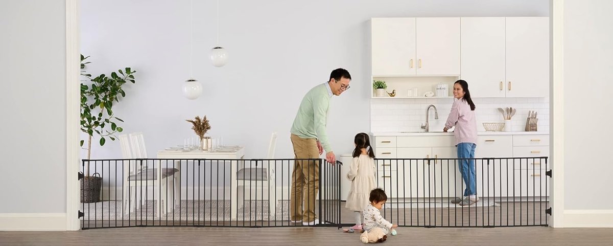 Regalo 192 - Inch Super Wide Adjustable Baby Gate and Play Yard, 4 - in - 1, Bonus Kit, 4 Count (Pack of 1 - LittleTreasures