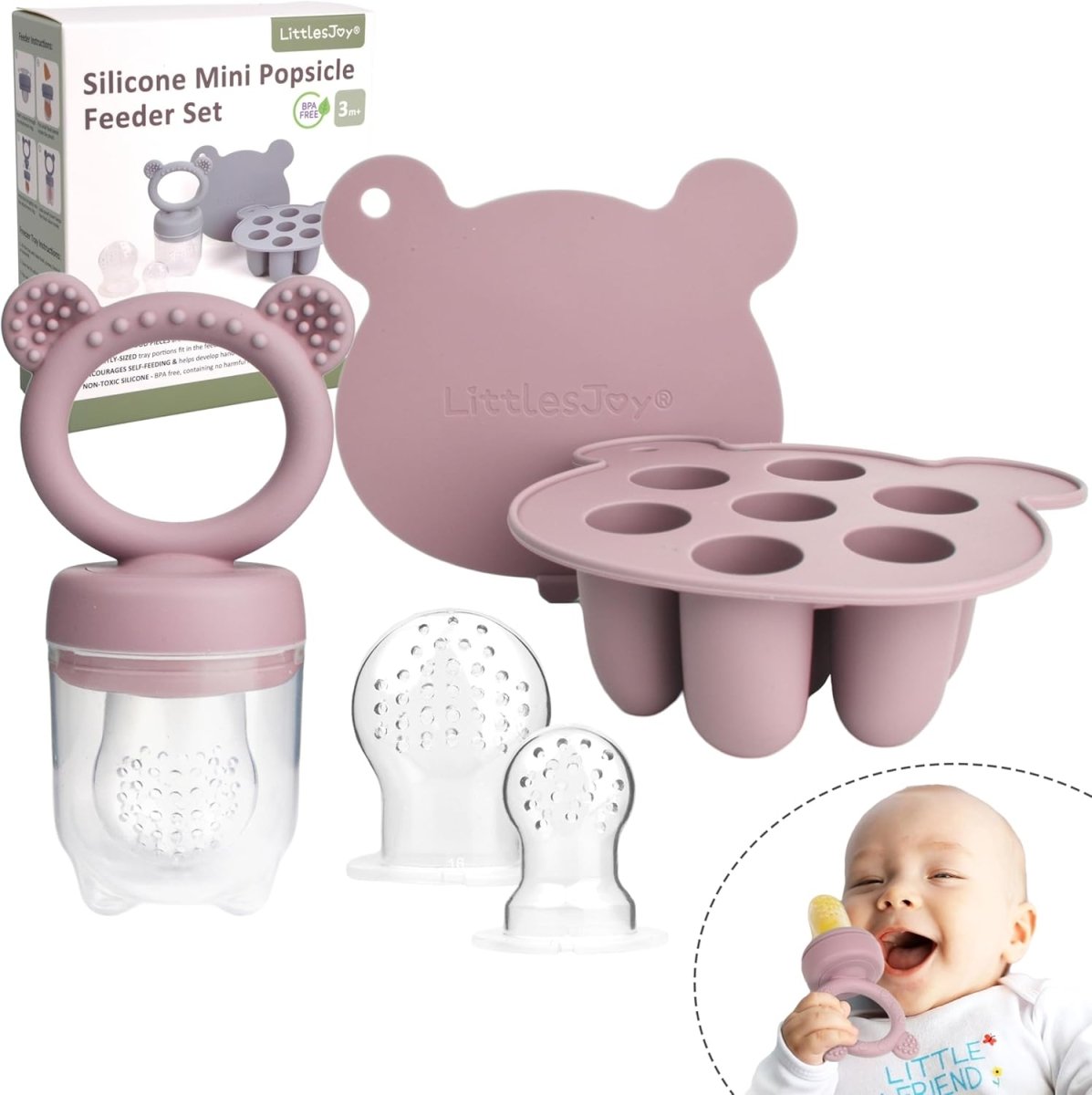 Silicone Baby Breastmilk Popsicle & Fruit Feeder Set - LittleTreasures