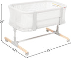 Skip Hop Baby Bassinet, Cozy Up 2 - in - 1 Bedside Sleeper & Bassinet, Grey - LittleTreasures