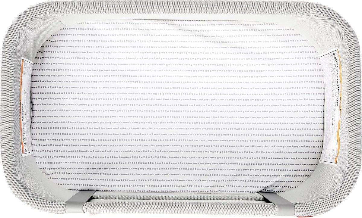 Skip Hop Baby Bassinet, Cozy Up 2 - in - 1 Bedside Sleeper & Bassinet, Grey - LittleTreasures