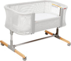 Skip Hop Baby Bassinet, Cozy Up 2 - in - 1 Bedside Sleeper & Bassinet, Grey - LittleTreasures