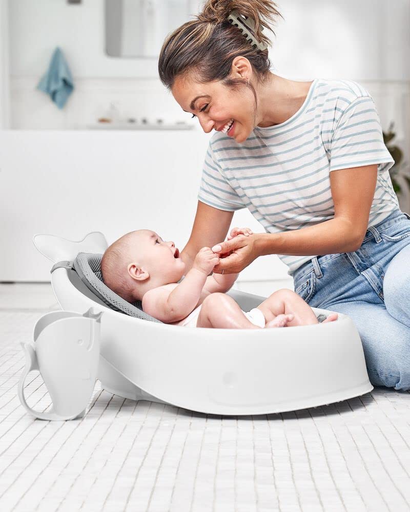 Skip Hop Moby Bath Rinse Cup: Tear - free Waterfall Rinser, Grey - LittleTreasures