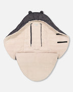 Snuggly Wrap Textured Gray For Car Seat And Stroller - LittleTreasures