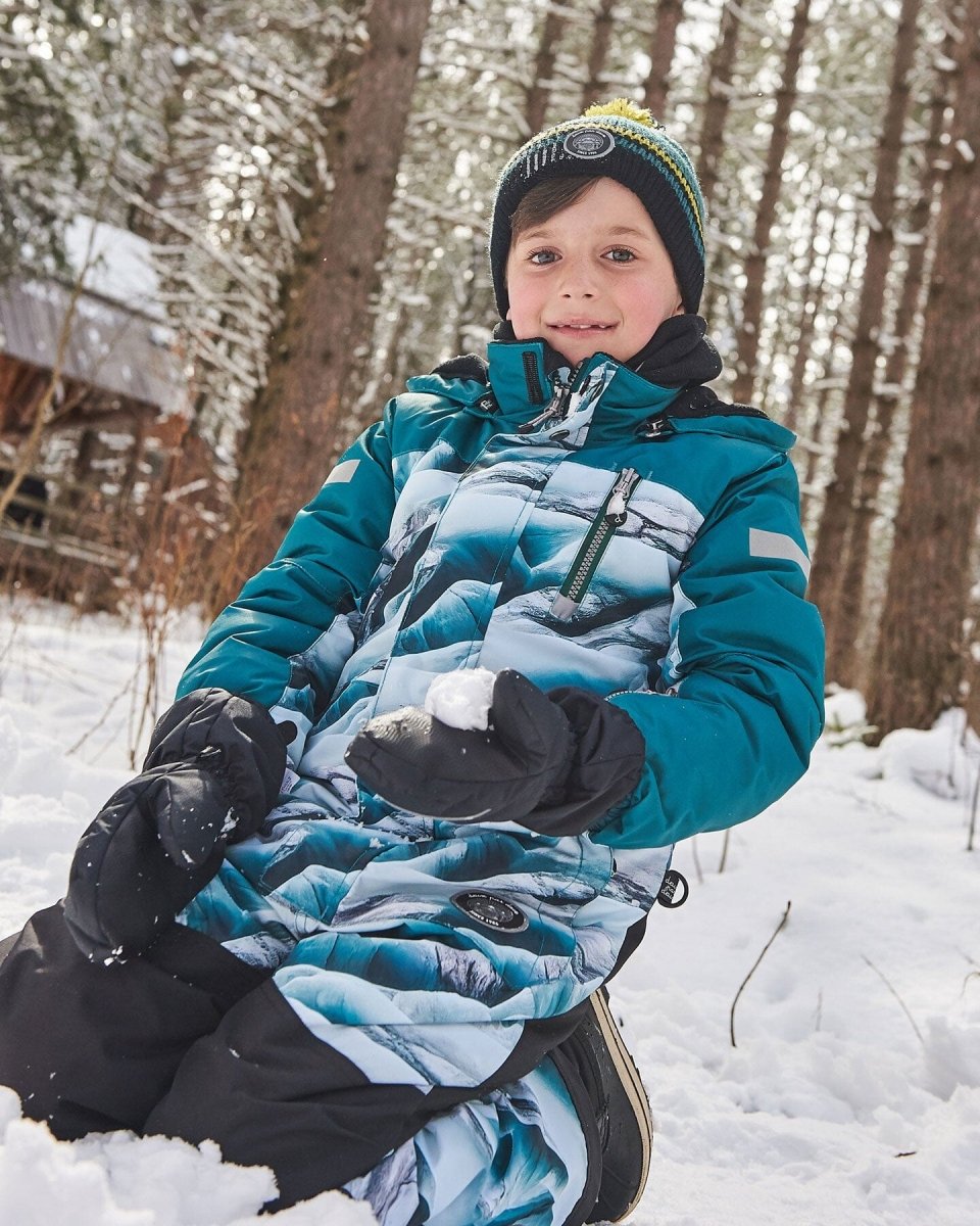 Solid Mittens Black - LittleTreasures