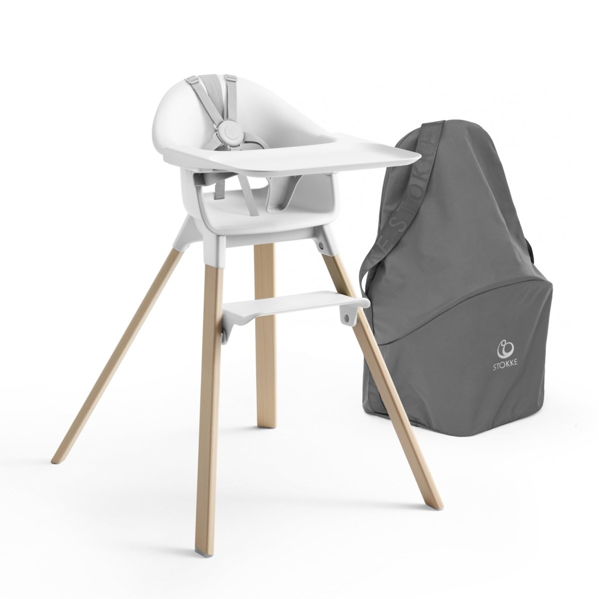 Stokke Clikk High Chair Set: Easy Clean, Portable, Ergonomic - LittleTreasures