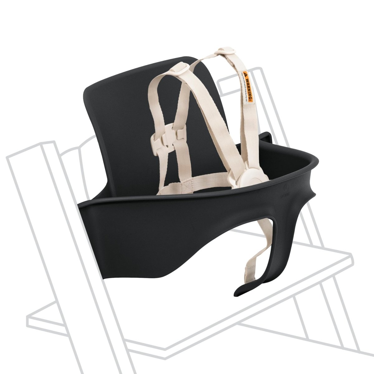 Stokke Tripp Trapp Baby Set 2, Glacier Green - Ages 6 - 36 Months - Convert the Tripp Trapp Chair into a Comfortable High Chair - Includes Stokke Harness 2 - LittleTreasures